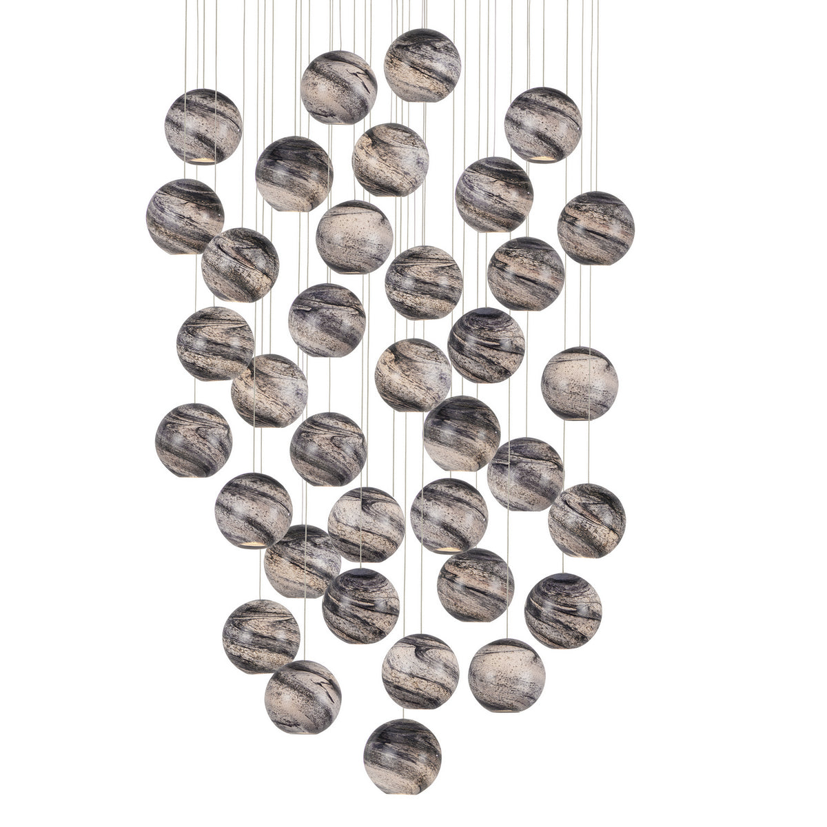 Currey and Company - 9000-1011 - 36 Light Pendant - Palatino Collection - Earth with Speckles