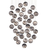 Currey and Company - 9000-1011 - 36 Light Pendant - Palatino Collection - Earth with Speckles