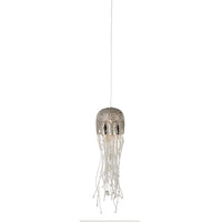 Currey and Company - 9000-1026 - One Light Pendant - Medusa Collection - Nickel