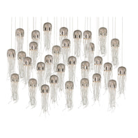 Currey and Company - 9000-1031 - 30 Light Pendant - Medusa Collection - Nickel