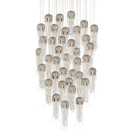 Currey and Company - 9000-1032 - 36 Light Pendant - Medusa Collection - Nickel