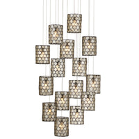Currey and Company - 9000-1050 - 15 Light Pendant - Regatta Collection - Cupertino
