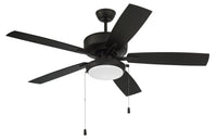 Craftmade - OP119FB5 - 52" Outdoor Ceiling Fan - Outdoor Pro Plus 119 - Flat Black