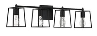 Craftmade - 12132FB4 - Four Light Vanity - Dunn - Flat Black