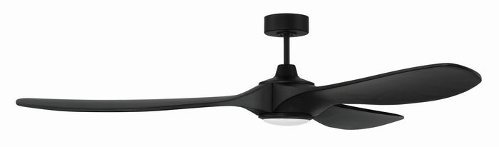 Craftmade 72"Ceiling Fan from the Envy 72 collection in Flat Black finish