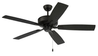 Craftmade - OP52FB5 - 52" Outdoor Ceiling Fan - Outdoor Pro Plus 52 - Flat Black