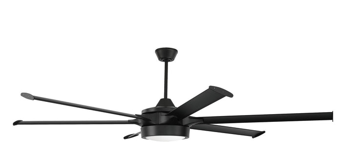 Craftmade 78"Ceiling Fan from the Prost 78" collection in Flat Black finish