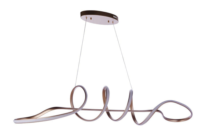 Craftmade LED Chandelier from the Pulse collection in Champagne Brass finish