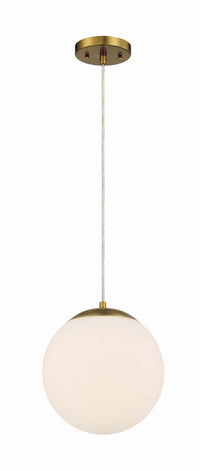 Craftmade - 56891-SB-WG - One Light Pendant - Gaze - Satin Brass
