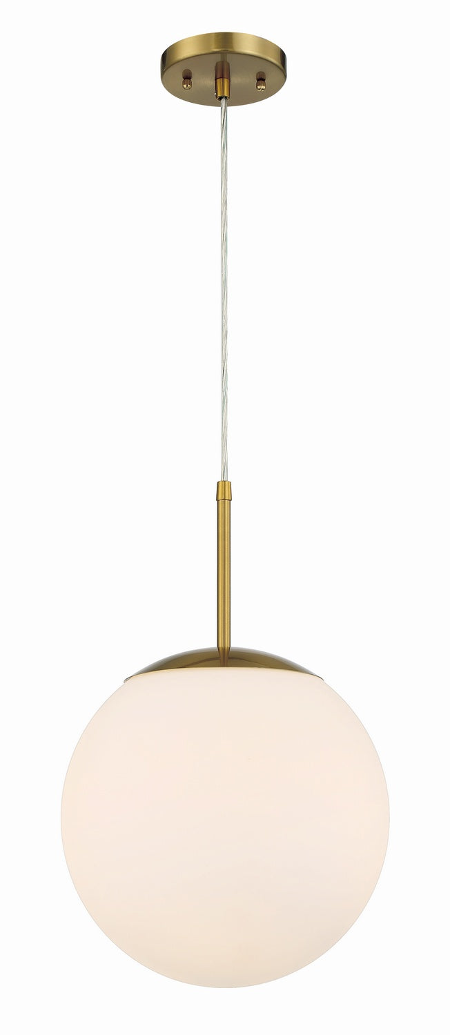 Craftmade - 56892-SB-WG - One Light Pendant - Gaze - Satin Brass