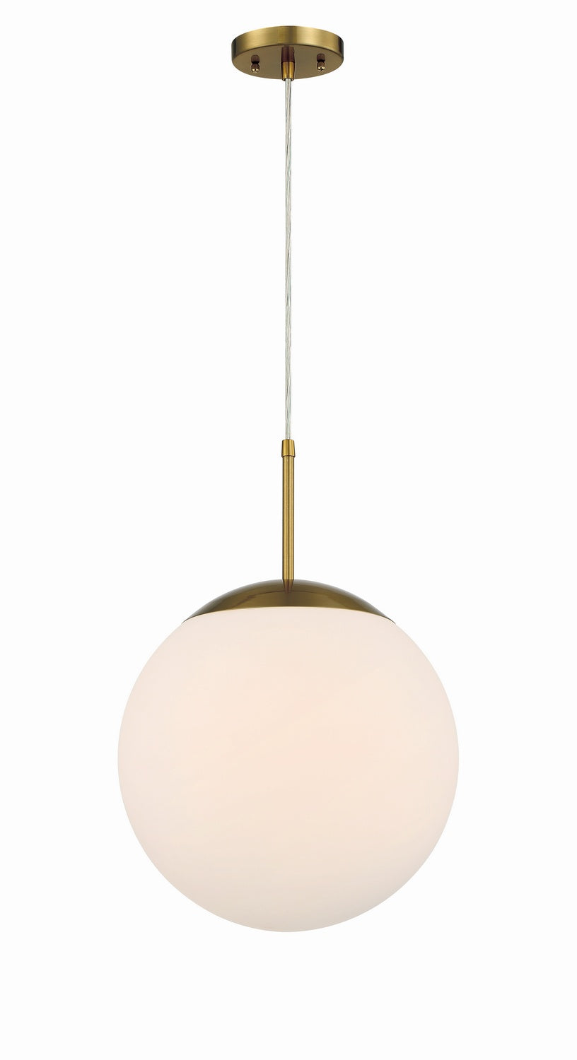 Craftmade - 56893-SB-WG - One Light Pendant - Gaze - Satin Brass
