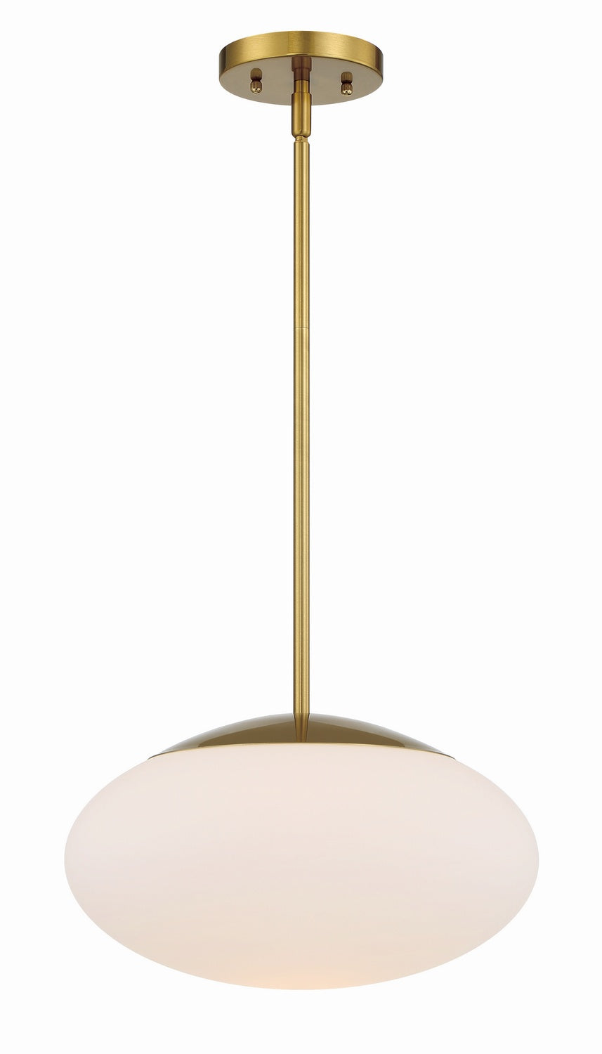 Craftmade - 56894-SB-WG - One Light Pendant - Gaze - Satin Brass