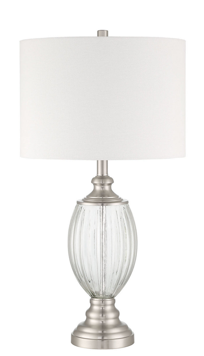 Craftmade One Light Table Lamp from the Table Lamp collection in Brushed Nickel finish