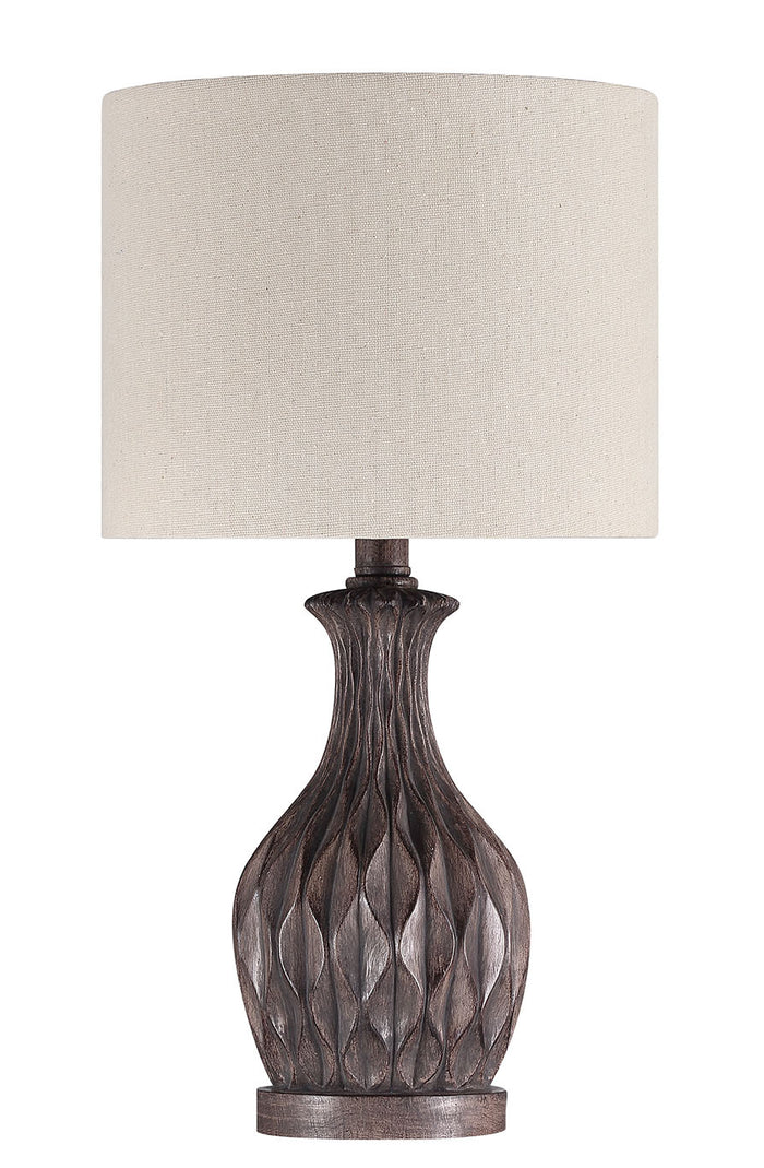 Craftmade One Light Table Lamp from the Table Lamp collection in Painted Brown finish