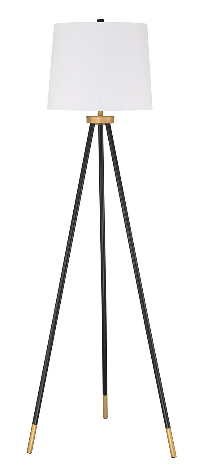Craftmade One Light Floor Lamp from the Floor Lamp collection in Painted Black/Painted Gold finish
