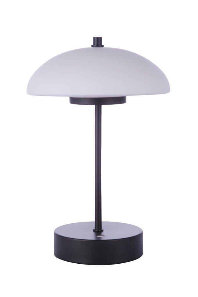 Craftmade LED Table Lamp from the Rechargable LED Portable collection in Flat Black finish