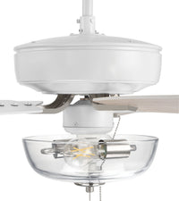Craftmade - P101WPLN5-52WWOK - 52" Ceiling Fan - Pro Plus 101 - White/Polished Nickel