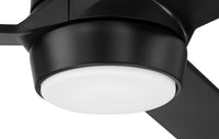 Craftmade - STL60FB3-NWF - 60" Ceiling Fan - Sterling - Flat Black