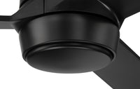 Craftmade - STL60FB3-NWF - 60" Ceiling Fan - Sterling - Flat Black