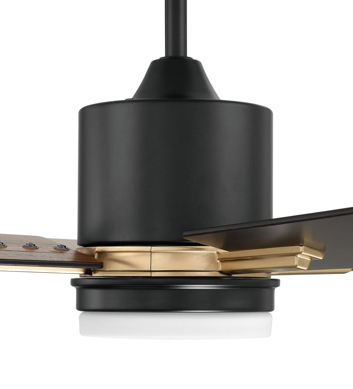 Craftmade - TEA52FBSB4 - 52" Ceiling Fan - Teana - Flat Black/Satin Brass