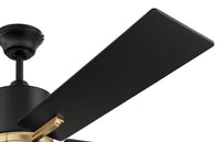 Craftmade - TEA52FBSB4 - 52" Ceiling Fan - Teana - Flat Black/Satin Brass
