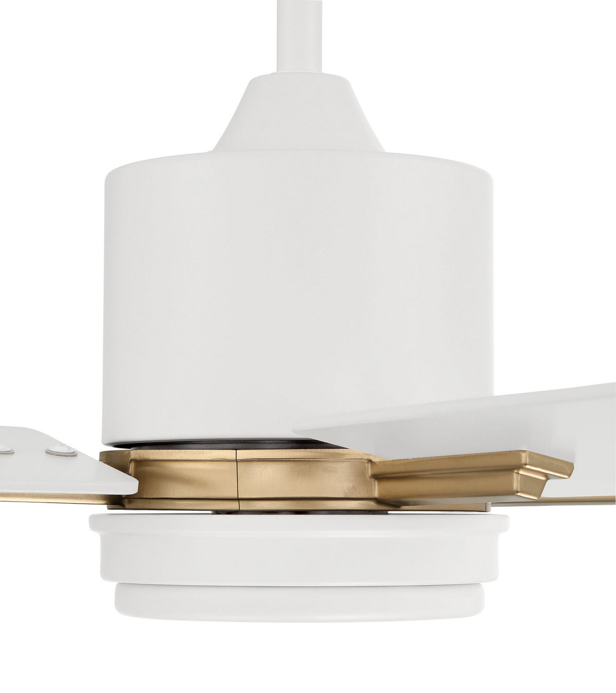 Craftmade - TEA52WSB4 - 52" Ceiling Fan - Teana - White/Satin Brass