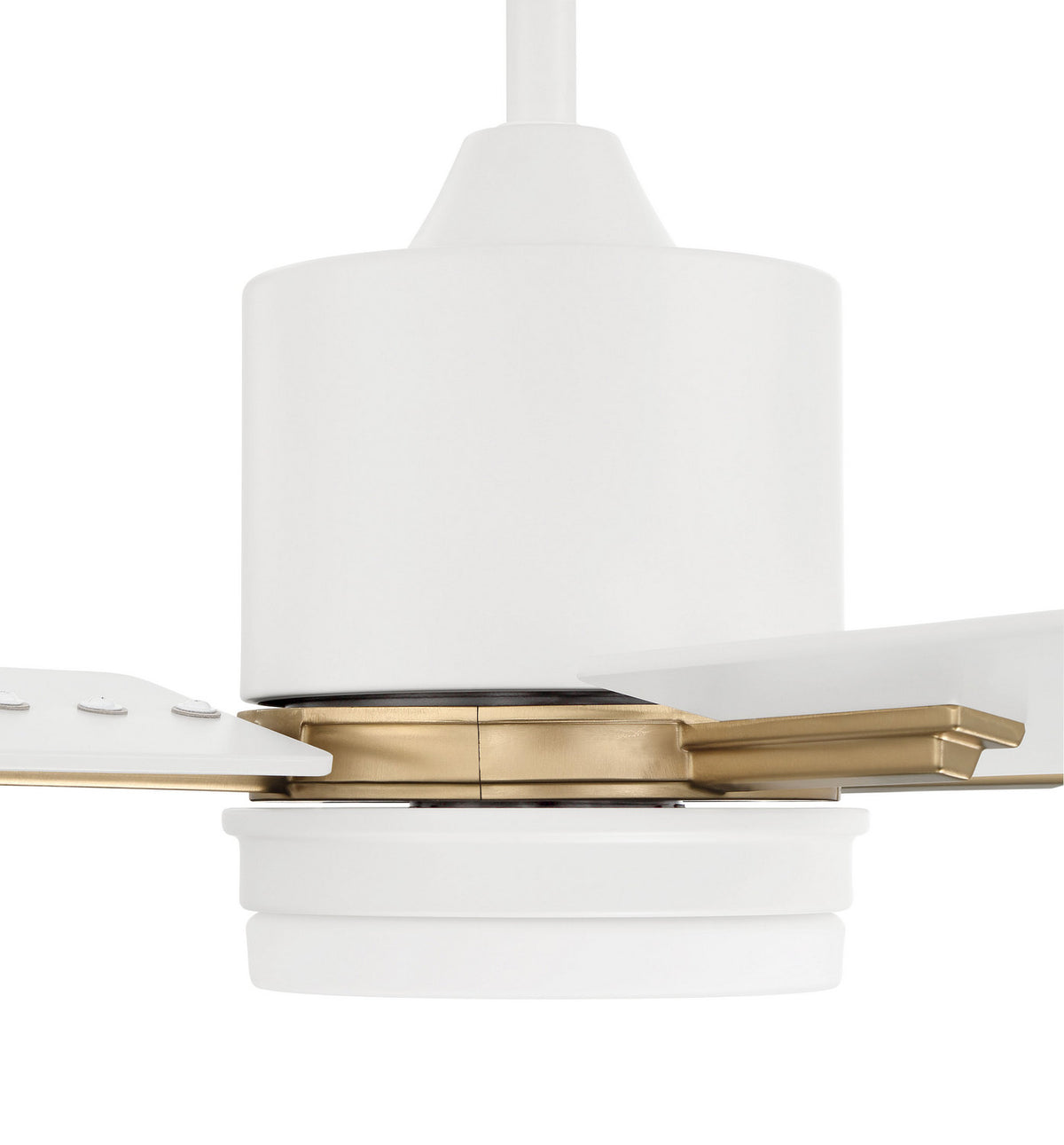 Craftmade - TEA52WSB4 - 52" Ceiling Fan - Teana - White/Satin Brass