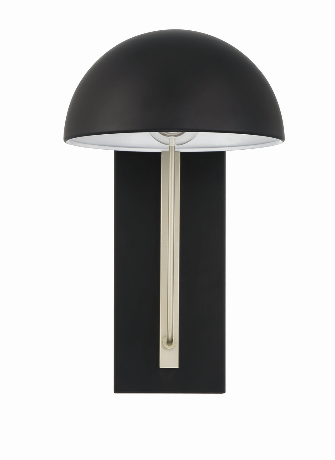 Craftmade One Light Outdoor Wall Mount from the Kahn collection in Midnight/Satin Aluminum finish