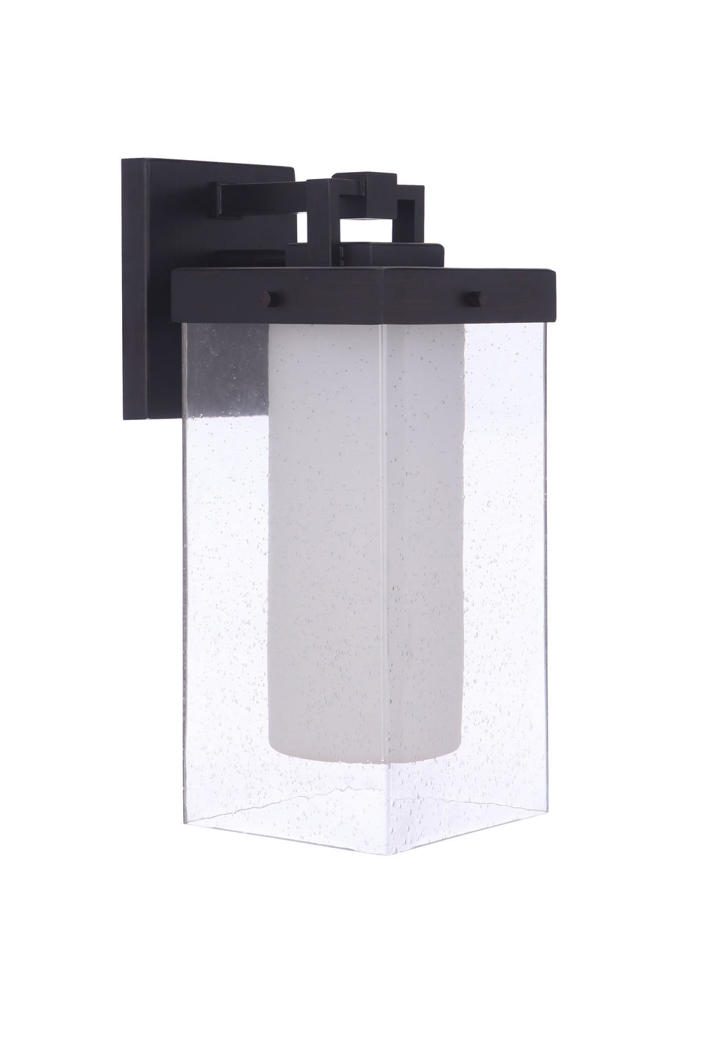 Craftmade One Light Outdoor Wall Mount from the Hayner collection in Midnight finish