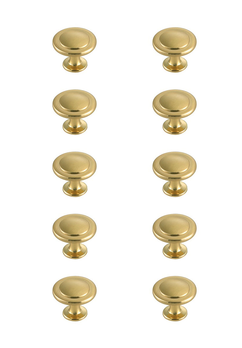 Elegant Lighting - KB2005-GD-10PK - Knob Multipack (Set of 10) - Logyn - Brushed Gold