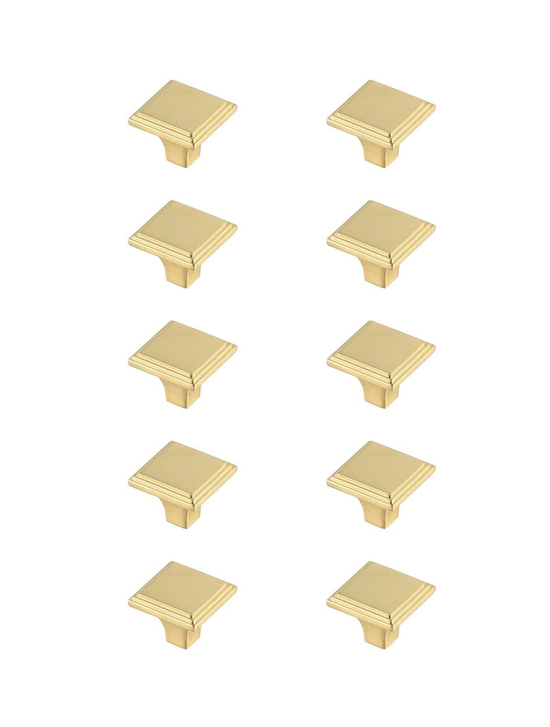 Elegant Lighting - KB2012-GD-10PK - Knob Multipack (Set of 10) - Wilow - Brushed Gold