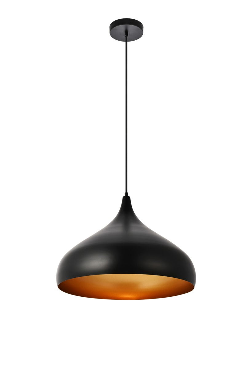 Elegant Lighting - LDPD2045 - One Light Pendant - Circa - Black