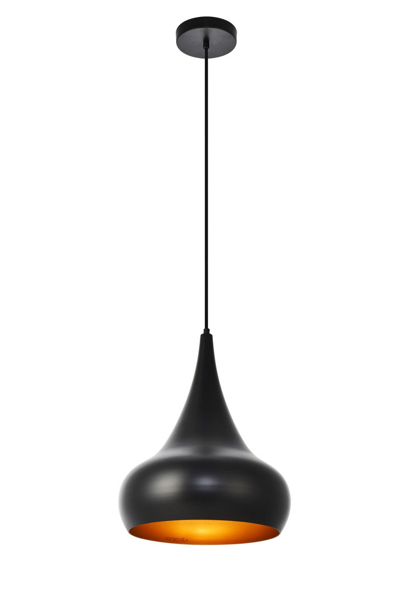 Elegant Lighting - LDPD2047 - One Light Pendant - Circa - Black