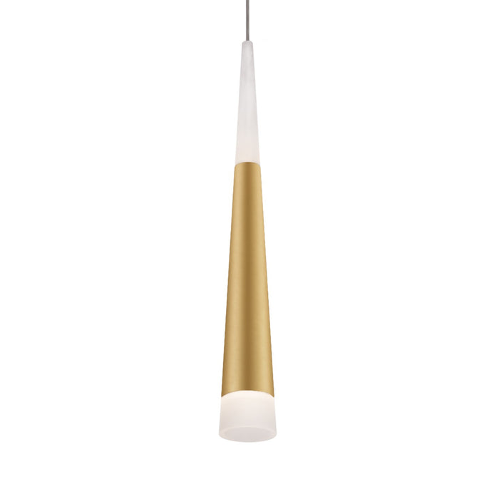 Kuzco Lighting LED Pendant from the Ultra collection in Black|Brushed Gold|Chrome finish