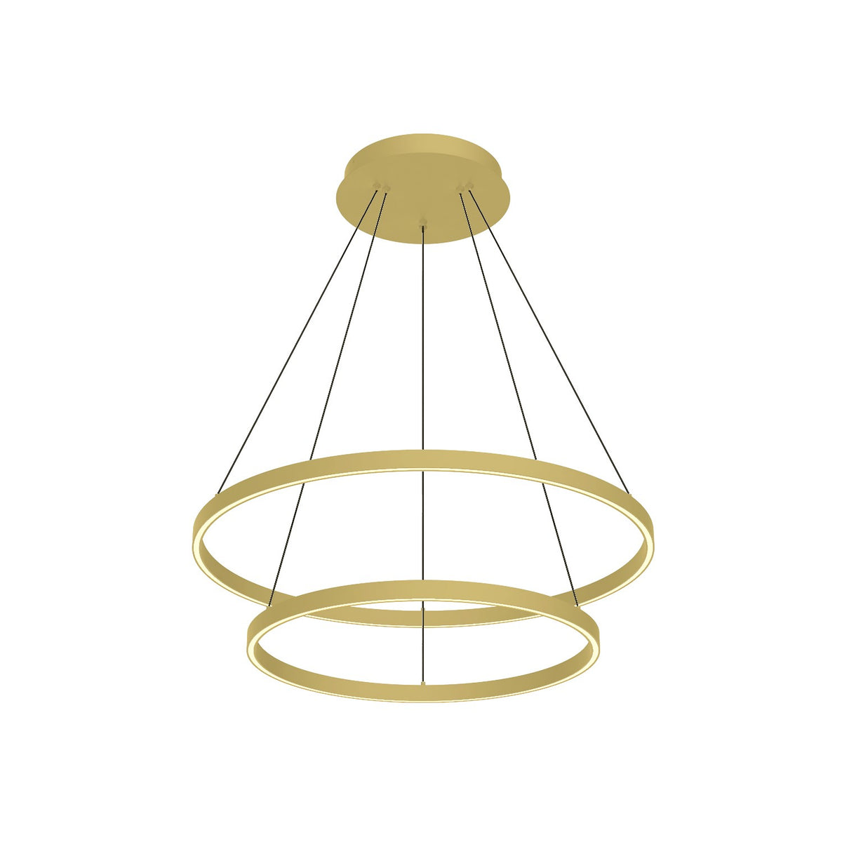 Kuzco Lighting - CH87232-BG - LED Chandelier - Cerchio - Brushed Gold