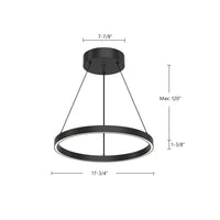 Kuzco Lighting - PD87118-BK - LED Pendant - Cerchio - Black