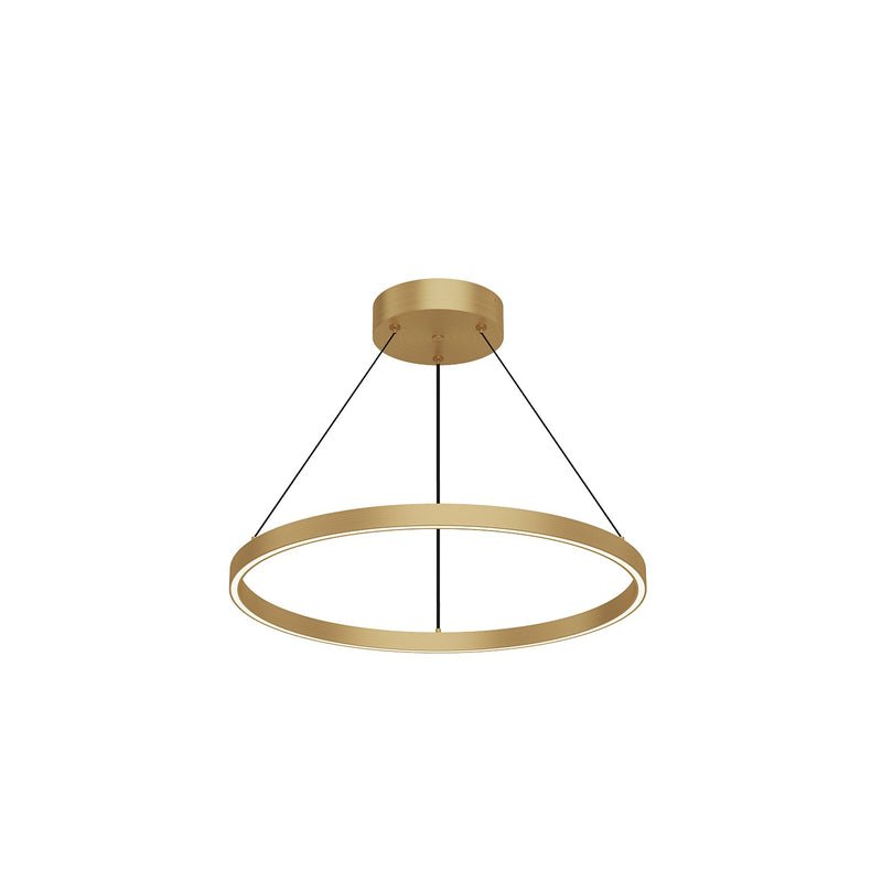 Kuzco Lighting - PD87124-BG - LED Pendant - Cerchio - Brushed Gold