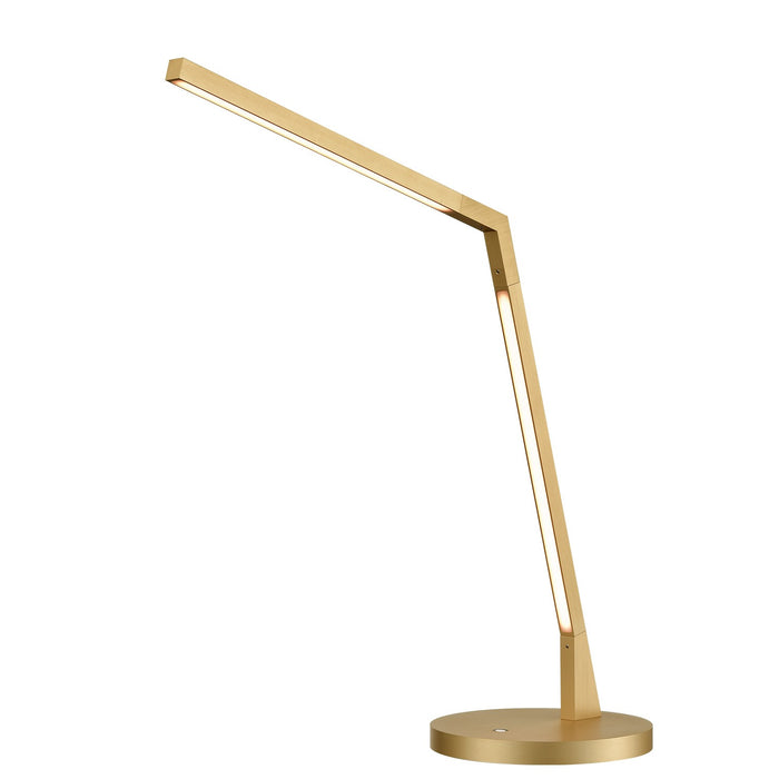 Kuzco Lighting LED Desk Lamp from the Miter collection in Black|Brushed Gold|Brushed Nickel|White finish
