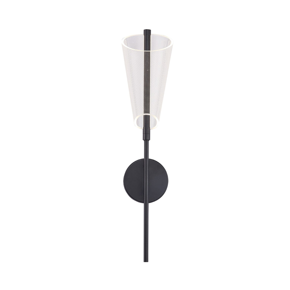 Kuzco Lighting - WS62524-BK/LG - LED Wall Sconce - Mulberry - Black/Light Guide