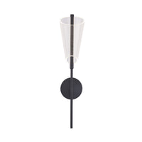 Kuzco Lighting - WS62524-BK/LG - LED Wall Sconce - Mulberry - Black/Light Guide