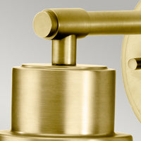 Lucas + McKearn - BB-MORVAH-BB - One Light Bath - Morvah - Brushed Brass