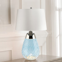 Lucas + McKearn - TLG3025S-OWSS - Two Light Table Lamp - Lena - Blue