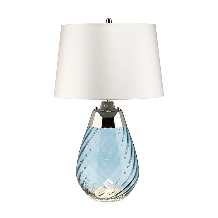 Lucas + McKearn Two Light Table Lamp from the Lena collection in Blue finish