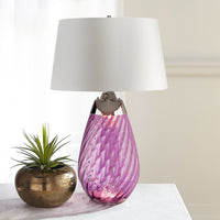 Lucas + McKearn - TLG3027L-OWSS - Two Light Table Lamp - Lena - Plum