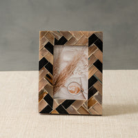 Design Shop Blue & Brown Photo Frame