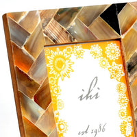 Design Shop Blue & Brown Photo Frame