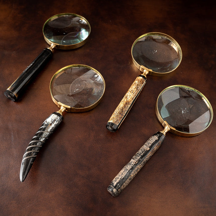 Design Shop Horn & Bone Assorted of 4 Pieces Magnifying Glasses