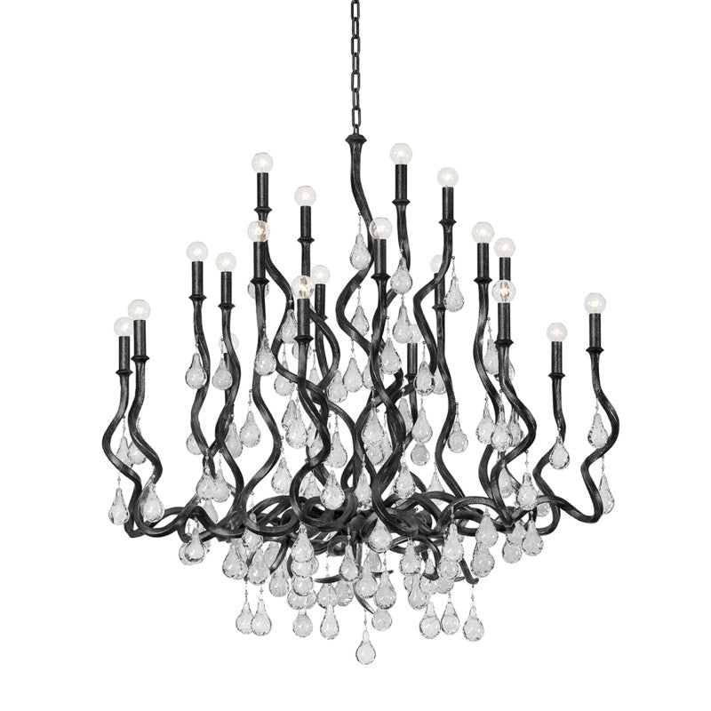 Corbett Lighting - 414-48-BSL - 20 Light Chandelier - Aveline - Black ...