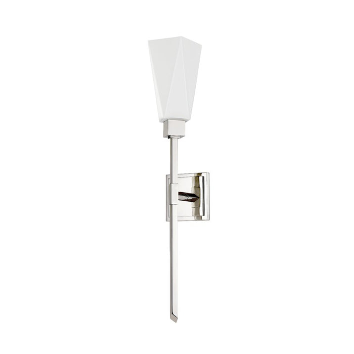 Corbett Lighting One Light Wall Sconce from the Artemis collection in Polished Nickel finish