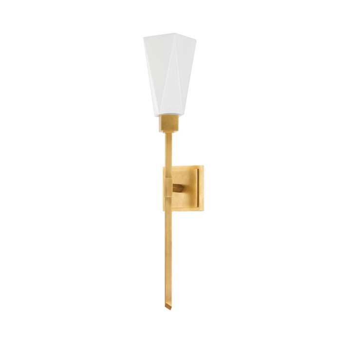 Corbett Lighting One Light Wall Sconce from the Artemis collection in Vintage Brass finish